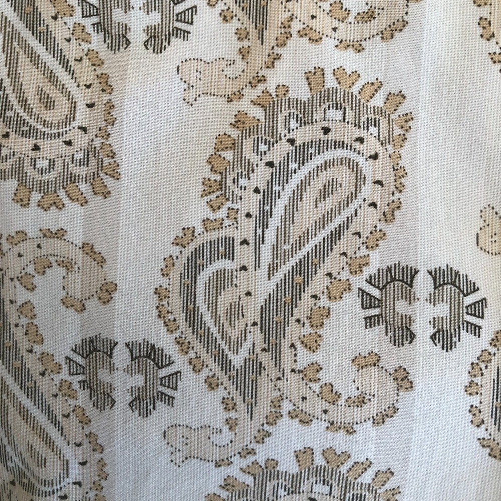 Banana Republic‎ Men's Button Front Paisley Business Casual Cotton Shirt Sz L - Picture 3 of 13